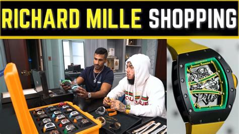 6ix9ine richard mille diamond|6ix9ine timepiece trading.